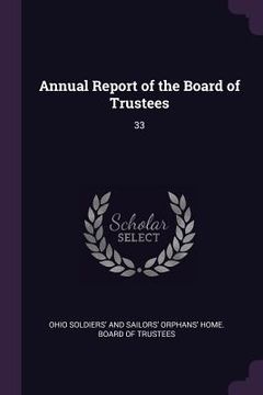 portada Annual Report of the Board of Trustees: 33 (en Inglés)