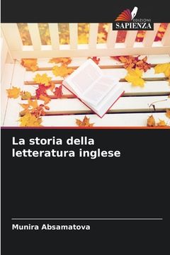 portada La storia della letteratura inglese (en Italiano)