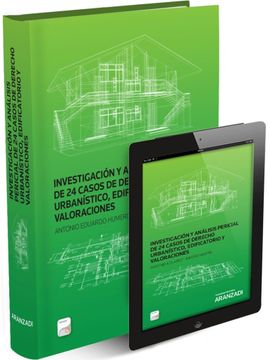 portada Investigación y Análisis Pericial de 24 Casos de Derecho Urbanístico, Edificator (Gran Tratado) (in Spanish)