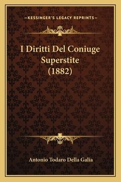 portada I Diritti Del Coniuge Superstite (1882) (en Italiano)