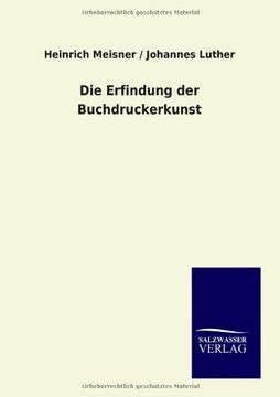 portada Die Erfindung der Buchdruckerkunst (German Edition)