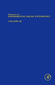 portada Advances in Experimental Social Psychology, Volume 42 (in English)