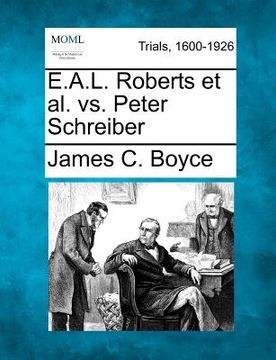 portada e.a.l. roberts et al. vs. peter schreiber (in English)