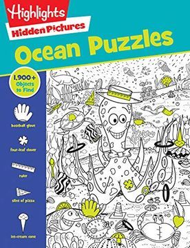 portada Ocean Puzzles (Highlights Hidden Pictures) 