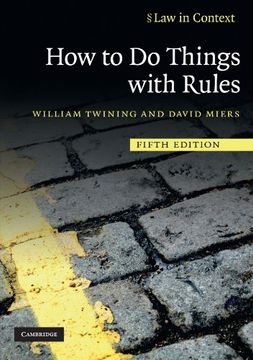 portada How to do Things With Rules (Law in Context) (en Inglés)