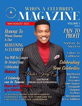 portada Who's a Celebrity Magazine Pastor Jerry on the Cover 
