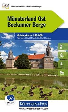 portada Münsterland ost - Beckumer Berge nr. 59 Outdoorkarte Deutschland 1: 50 000 Water Resistant, Free Download mit hkf Outdoor app