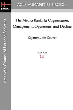 portada the medici bank: its organization, management, operations, and decline