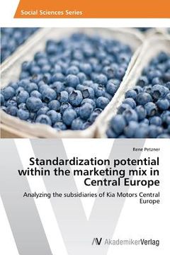 portada Standardization potential within the marketing mix in Central Europe