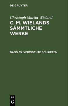 portada Vermischte Schriften (German Edition) (en Alemán)