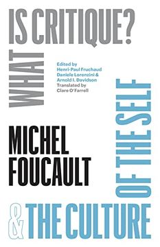 portada What is Critique/The Culture of the Self (in English)