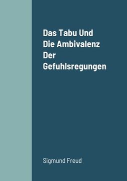 portada Das Tabu Und Die Ambivalenz Der Gefuhlsregungen (en Alemán)