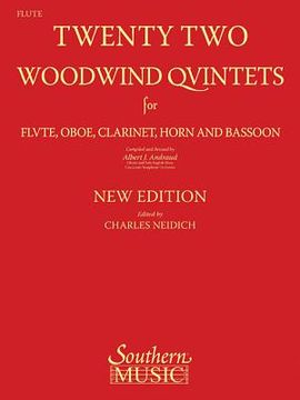 22 Woodwind Quintets - New Edition: Flute Part (en Inglés)