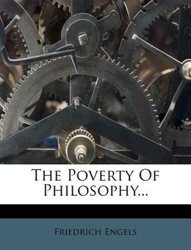 portada the poverty of philosophy... (in English)