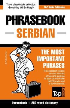 portada English-Serbian phrasebook and 250-word mini dictionary (in English)