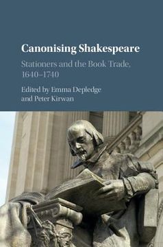 portada Canonising Shakespeare (in English)