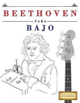 portada Beethoven Para Bajo: 10 Piezas F