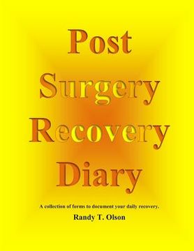 portada Post Surgery Recovery Diary (en Inglés)