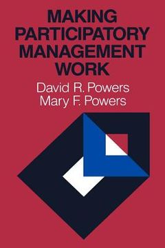 portada making participatory management work (in English)