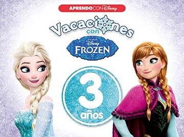 portada Vacaciones con Frozen. 3 años (Aprendo con Disney)