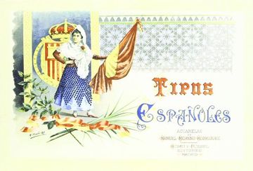 portada Tipos españoles: acuarelas de Manuel Moreno Rodriguez, Madrid 1890