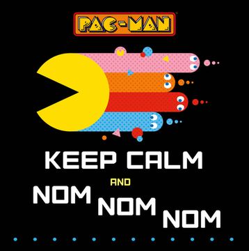portada Pac-Man: Keep Calm and nom nom nom 