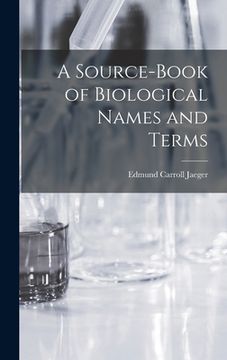 portada A Source-book of Biological Names and Terms