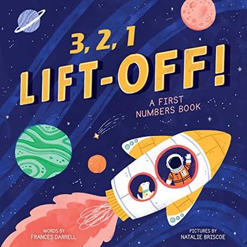portada 3,2,1 Liftoff! (a First Numbers Book) (Little Genius) (en Inglés)