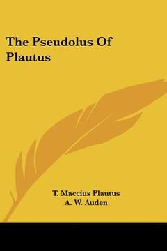 portada the pseudolus of plautus (in English)