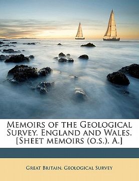 portada memoirs of the geological survey. england and wales. [sheet memoirs (o.s.). a.] (en Inglés)