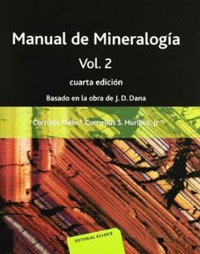 portada Manual de Mineralogia: Basado en la Obra de j. De Dana (Vol. Ii) (4ª Ed. )