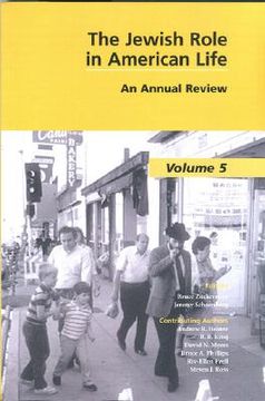 portada the jewish role in american life, volume 5: an annual review (en Inglés)