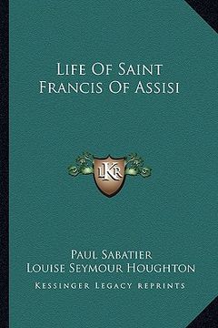 portada life of saint francis of assisi (en Inglés)