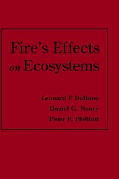 portada fire effects on ecosystems (en Inglés)