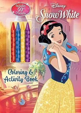 portada Disney: Snow White Coloring With Crayons (Coloring & Activity With Crayons) (en Inglés)