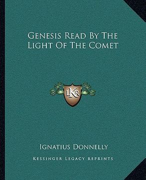portada genesis read by the light of the comet (en Inglés)