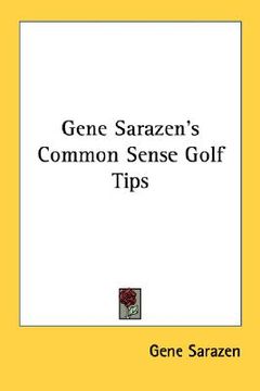 portada gene sarazen's common sense golf tips (in English)