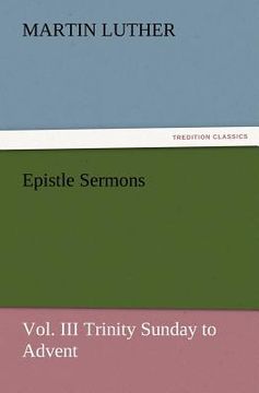 portada epistle sermons, vol. iii trinity sunday to advent (in English)