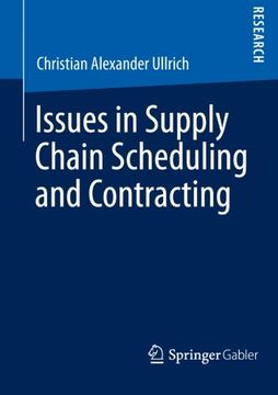 portada Issues in Supply Chain Scheduling and Contracting