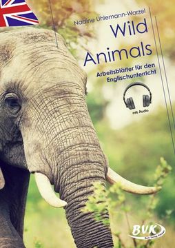 portada Wild Animals - Arbeitsblätter für den Englischunterricht (Mit Audio)