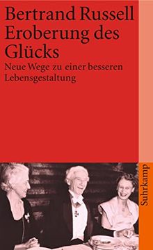 portada Eroberung des Glücks: Neue Wege zu Einer Besseren Lebensgestaltung (Suhrkamp Taschenbuch) (en Alemán)