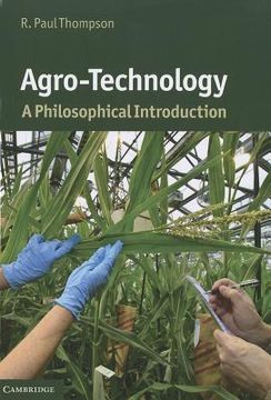 portada Agro-Technology Hardback (Cambridge Introductions to Philosophy and Biology) (in English)