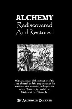 portada alchemy rediscovered and restored (en Inglés)
