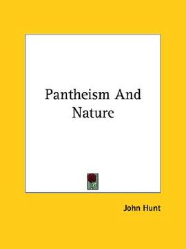 portada pantheism and nature (en Inglés)