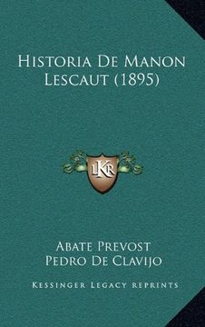 portada Historia de Manon Lescaut (1895)