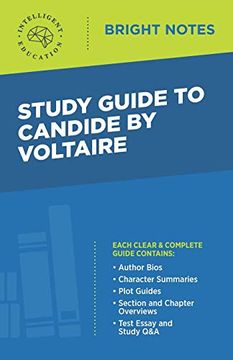 portada Study Guide to Candide by Voltaire (Bright Notes) 