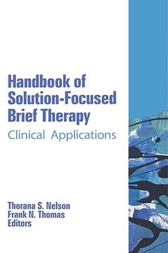 portada handbook of solution-focused brief therapy: clinical applications (en Inglés)