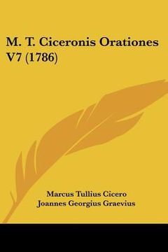 portada m. t. ciceronis orationes v7 (1786) (en Inglés)