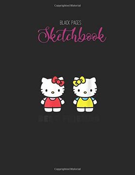 portada Black Paper Sketchbook: Rogue Cool Military Style Armed Forces bad boy Designed Black Paper Sketch Book for Drawing Sketching and Writing With Black. Workout Marble Size Kawaii Kitty 8. 5Inx11In 