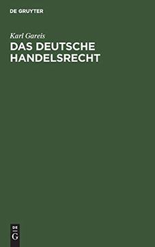 portada Das Deutsche Handelsrecht (in German)